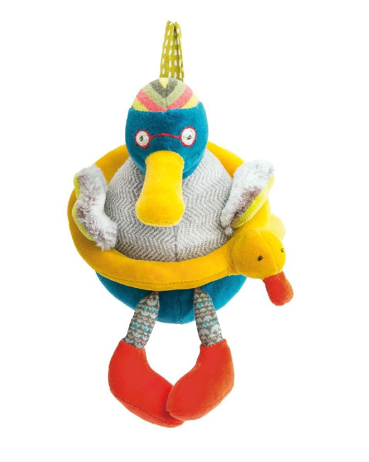 Peluche musicale Canard Les Cousins du Moulin
