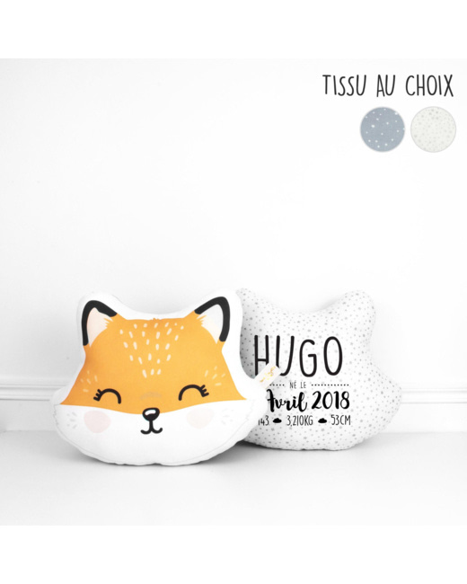Coussin de naissance - Renard