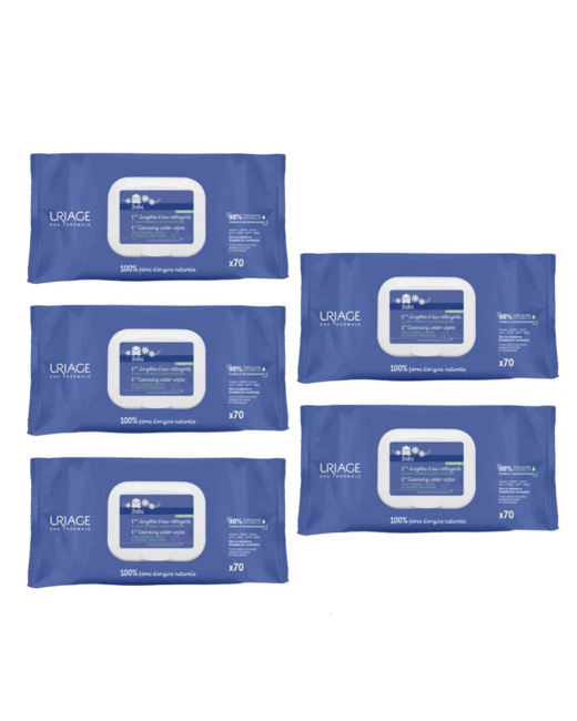 Lot de 5 Bébé lingettes nettoyantes