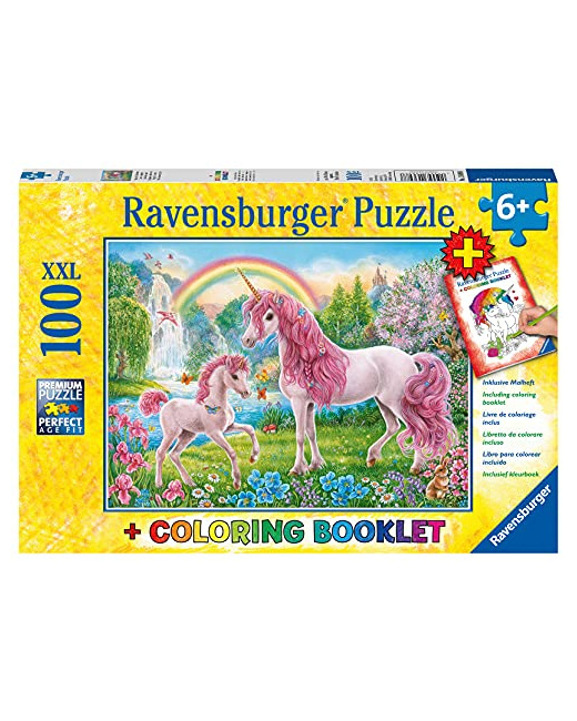 Puzzle - Licornes Magiques - 100 pièces