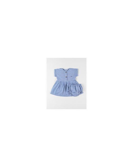 Set robe + bloomer rayé