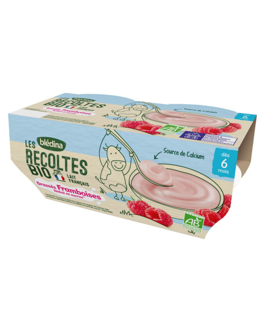 Dessert Brassés framboise BIO