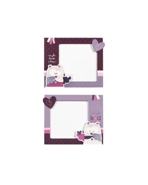 Set de 2 cadres photos Mamzelle Bou