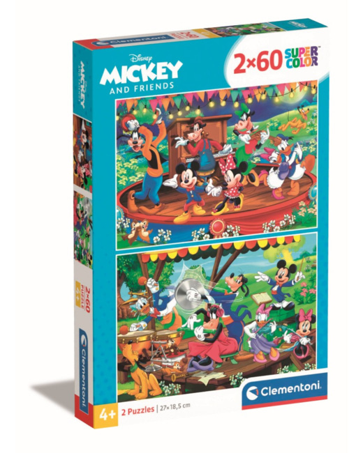Puzzle Disney Mickey and Friends - 2x60 pièces