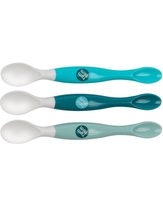 Lot de 3 cuillères à double embout Ourson