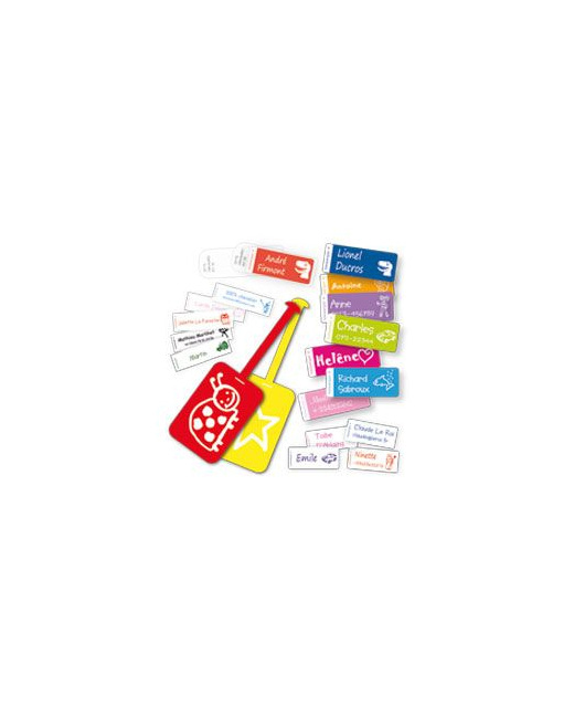 Etiquettes personnalisées pack Crèche