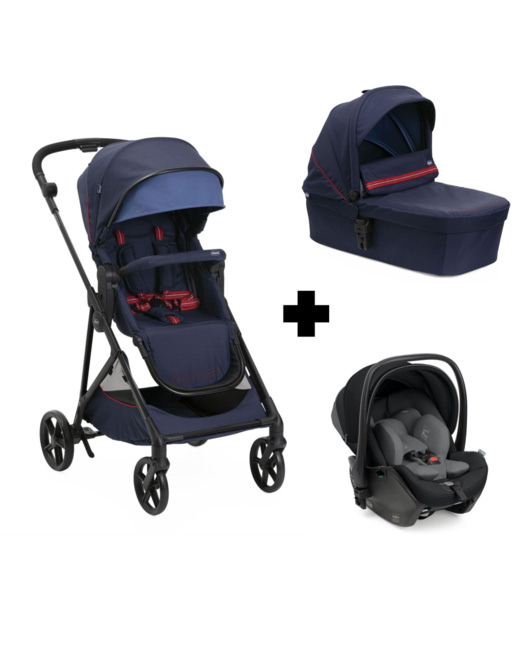 Poussette Trio Seety + Siège auto First Seat recline i-Size + Nacelle Seety