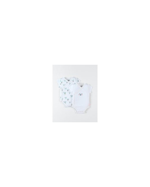 Set de 2 bodies en coton bio