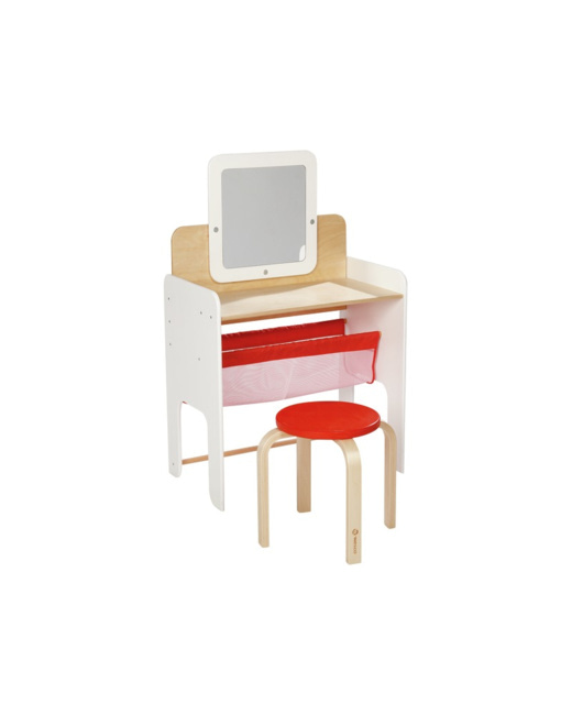 Kit coiffeuse et tabouret pour poupée