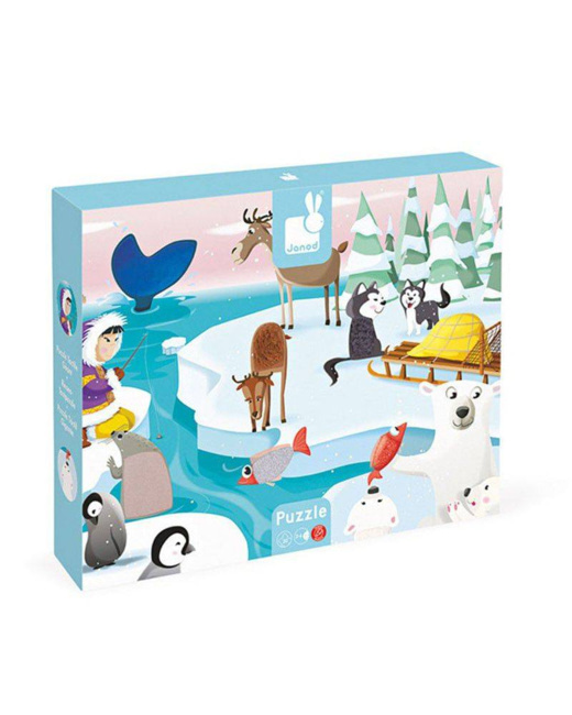 Puzzle tactile - La vie sur la Banquise - 20 Pièces