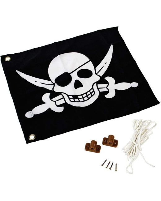 Drapeau pirate cabane