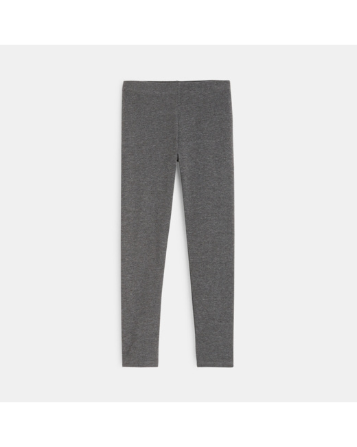 Legging uni gris fille