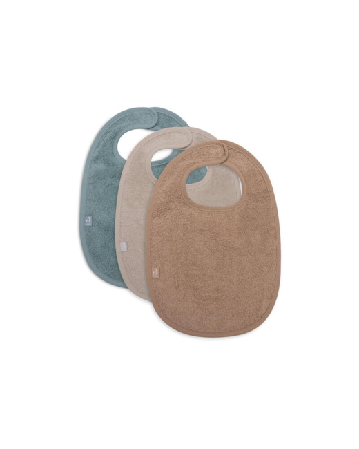 Lot de 3 bavoirs éponge Basics