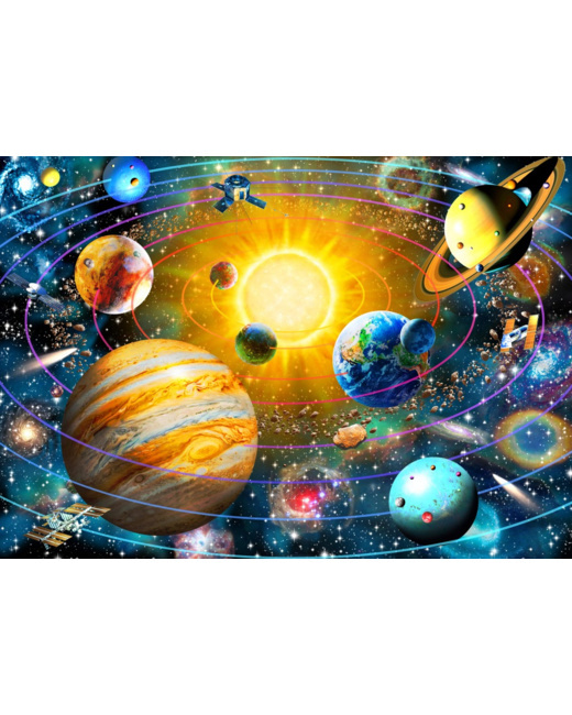 Puzzle Ringed Solar System