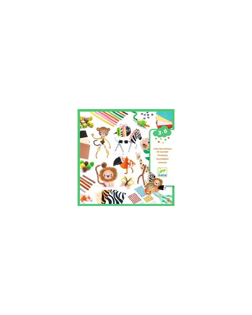 Jeu créatif Boîte à créer Animaux de la jungle