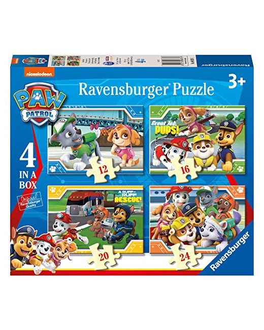 Puzzle - Pat’Patrouille - 12, 16, 20 et 24 pièces
