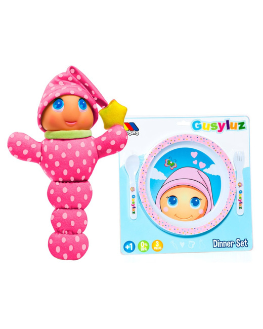 Veilleuse Gusy Luz® + plats pour enfants