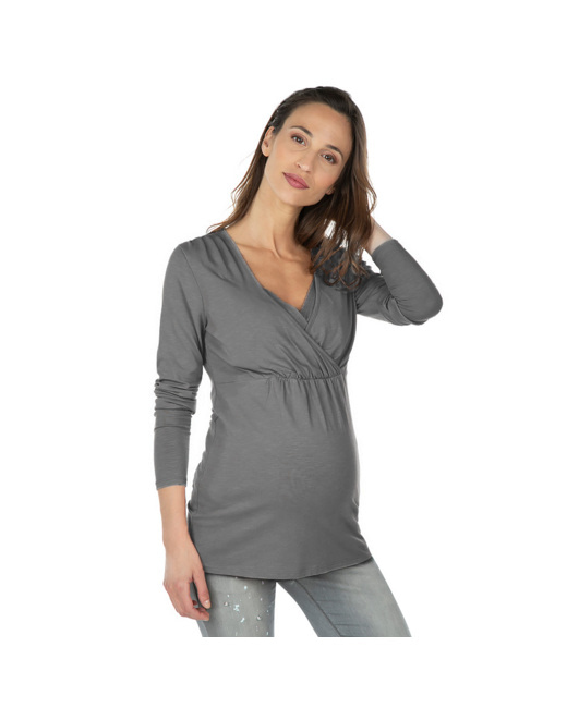 T-shirt manches longues de grossesse et d'allaitement
