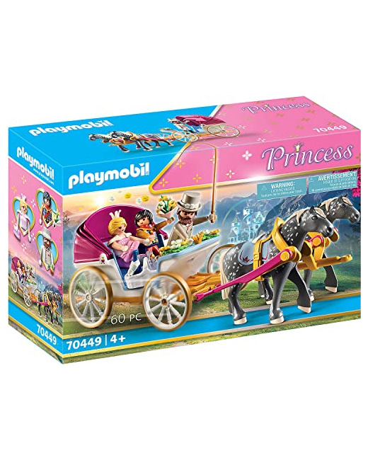 Playmobil Princess - Calèche et couple royal