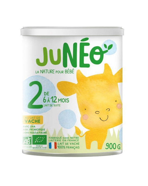 Lait de suite 2eme age au lait de vache Bio