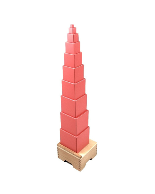 Tour rose et son socle