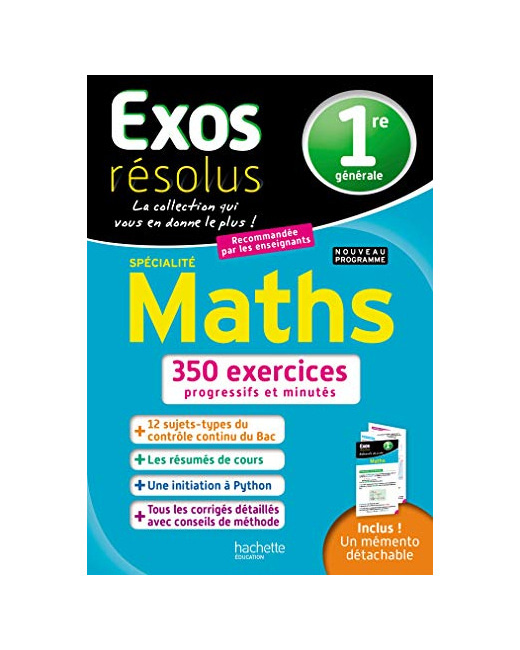 Exos résolus SPECIALITE Maths 1re