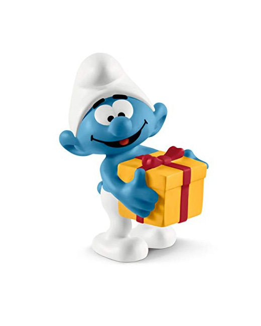 Figurine Schtroumpf avec cadeau