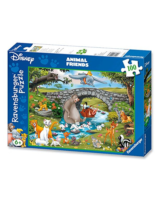 Puzzle XXL - La famille d'Animal Friends - Disney - 100 pièces