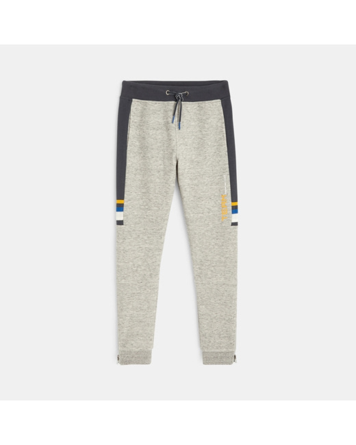 Pantalon jogging chiné Team gris garçon