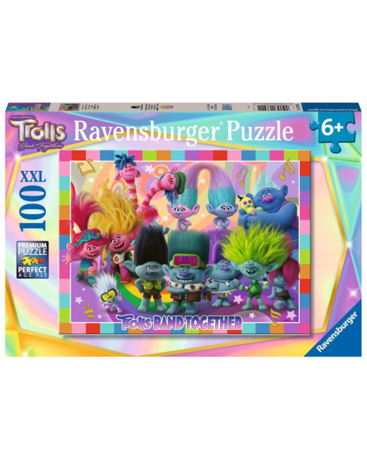 Puzzle La bande des Trolls / Trolls 3 - de 6 ans