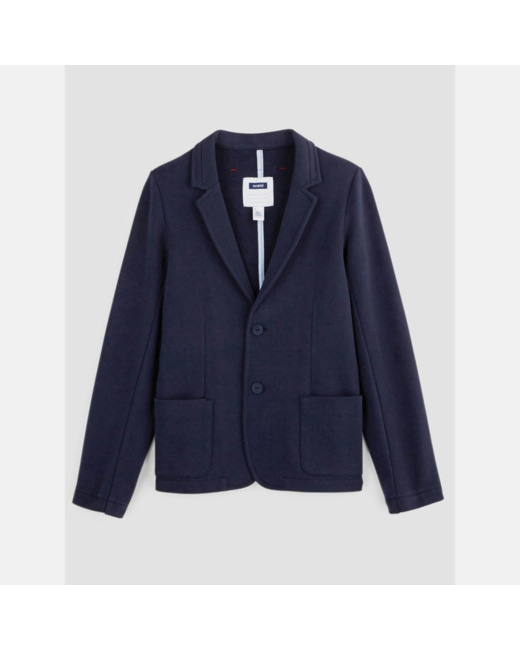 Veste en molleton bleu garçon