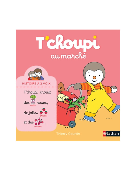 Livre T'choupi au marché