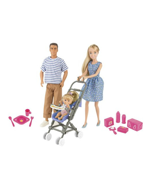 Poupée Balade en famille 29 cm
