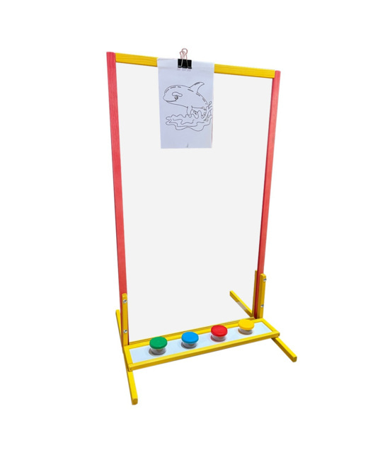 Chevalet tableau en bois pour enfant GINO