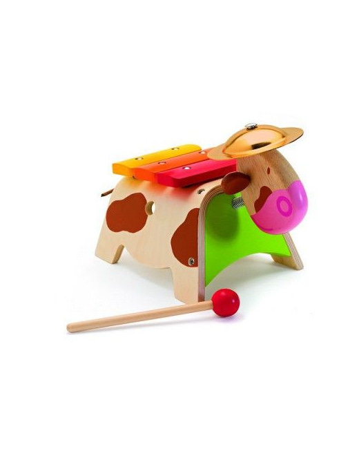 Xylophone et cymbale Doremin la vache