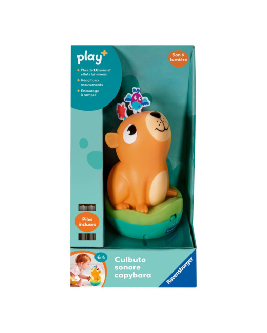 Culbuto sonore capybara Play+