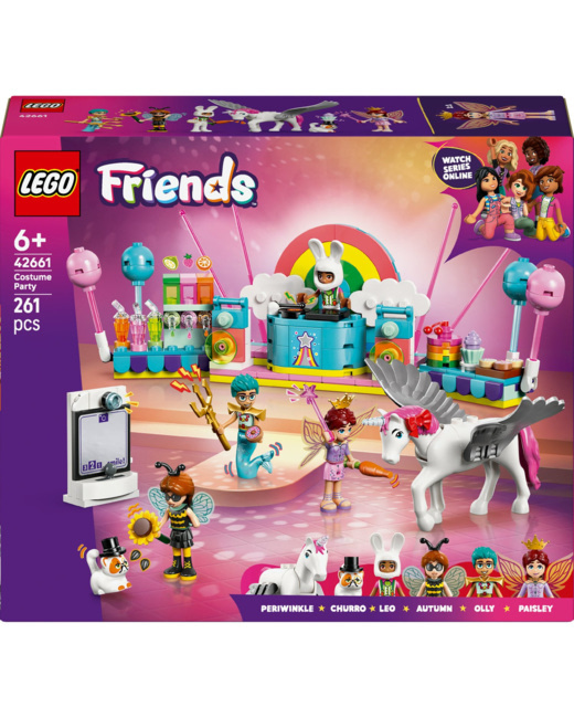 Soirée déguisée avec une licorne et une fée Friends