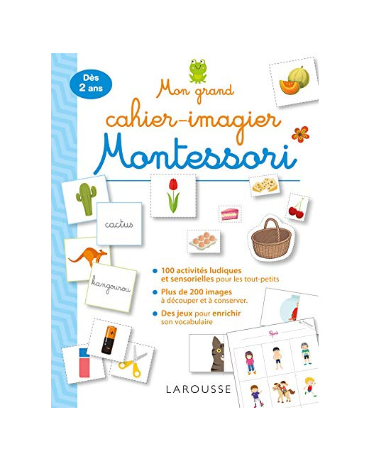 Mon grand cahier Montessori des premiers mots
