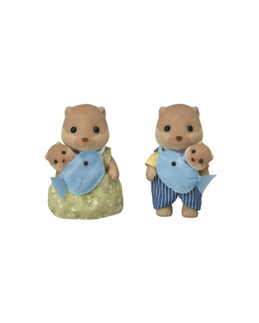 Figurine la famille loutre