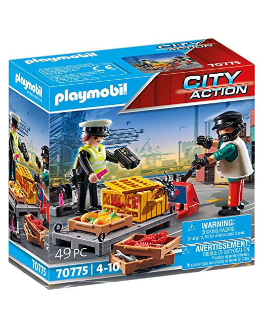 Playmobil City Action - Ouvrier et douanière