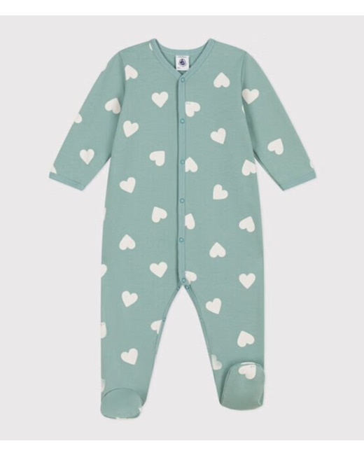 Pyjama bébé coeurs en molleton Paul Avalanche