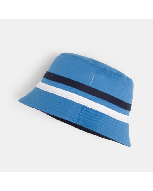 Chapeau Bob réversible turquoise garçon