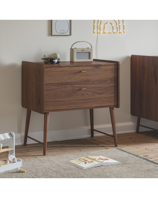 Commode 2 tiroirs Roseau