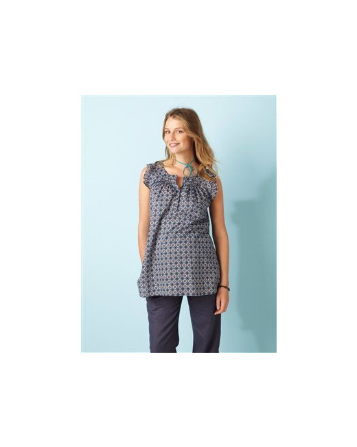 Blouse imprimée de grossesse