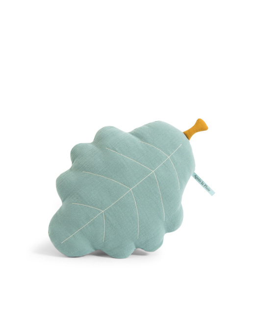 Coussin feuille Après la pluie