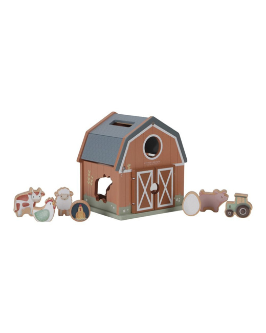 Boîte à formes en bois FSC - little farm