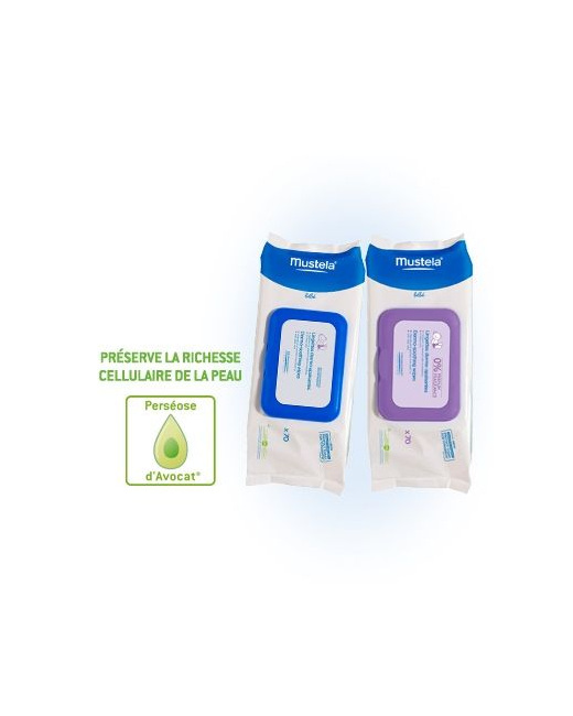 Lingettes Dermo-Apaisantes sans parfum