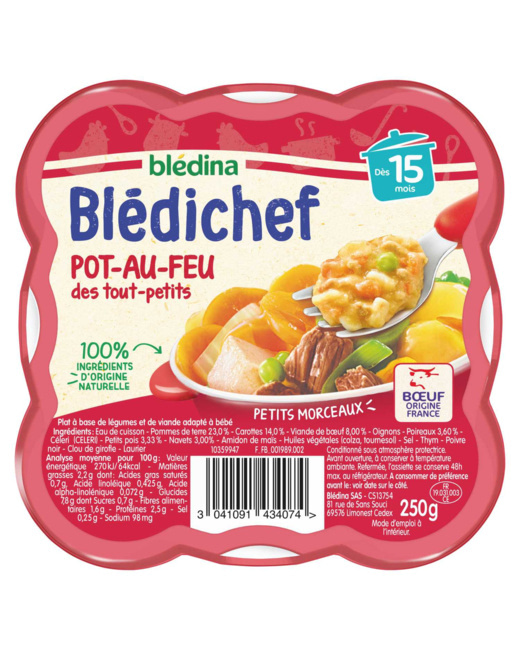 BLEDICHEF Pot au feu des tout-petits
