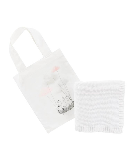 Plaid et sac en coton biologique Imagine