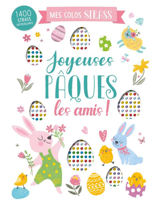 Livre de coloriage Joyeuses Pâques les amis !